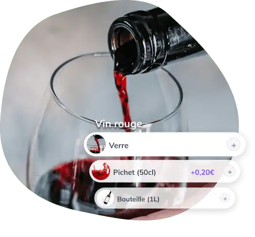 红酒选项 PIINK Me 应用程序。