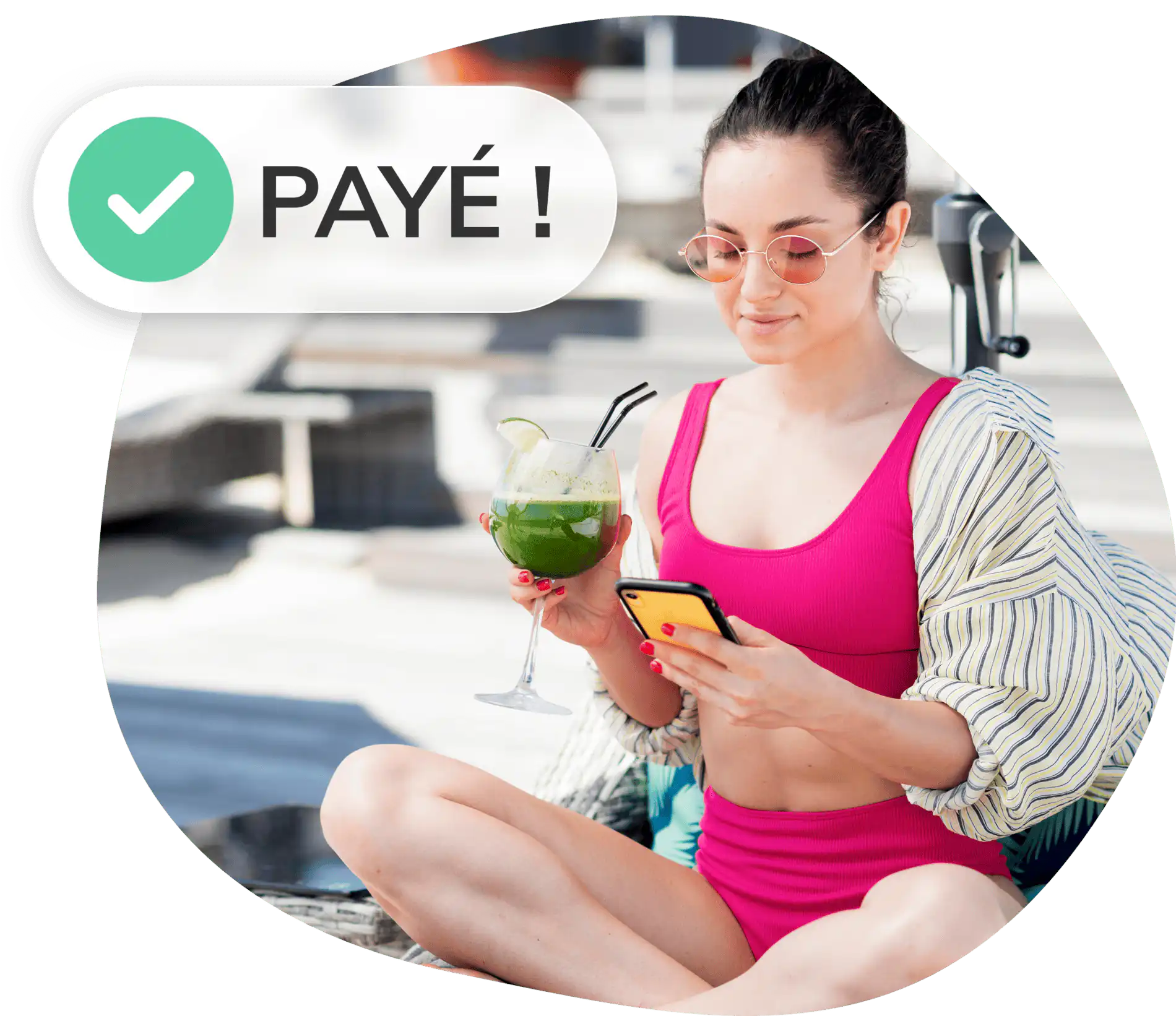 paiement digital application PIINK Me bar de place guinguette.