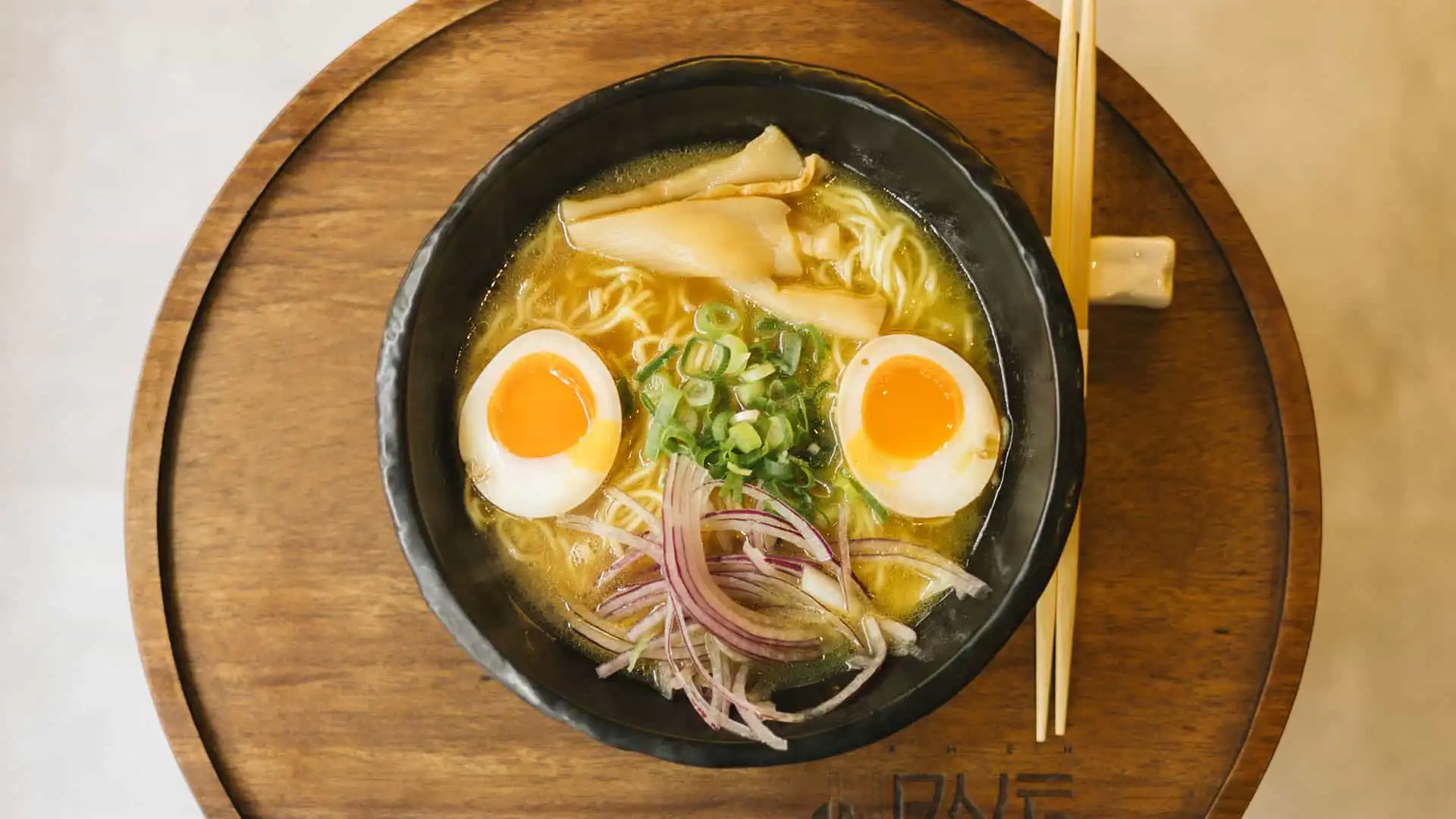 Ramen Wang plato de ramen